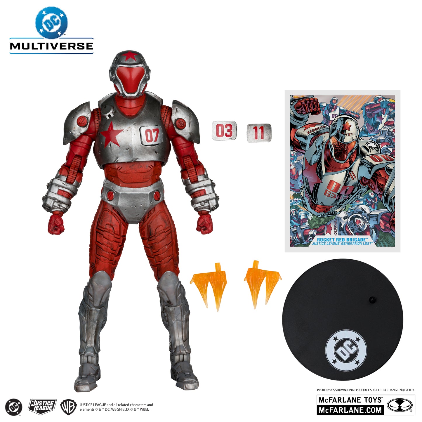 DC Multiverse Rocket Red Brigade (Justice League: Generation Lost) Action Figure
