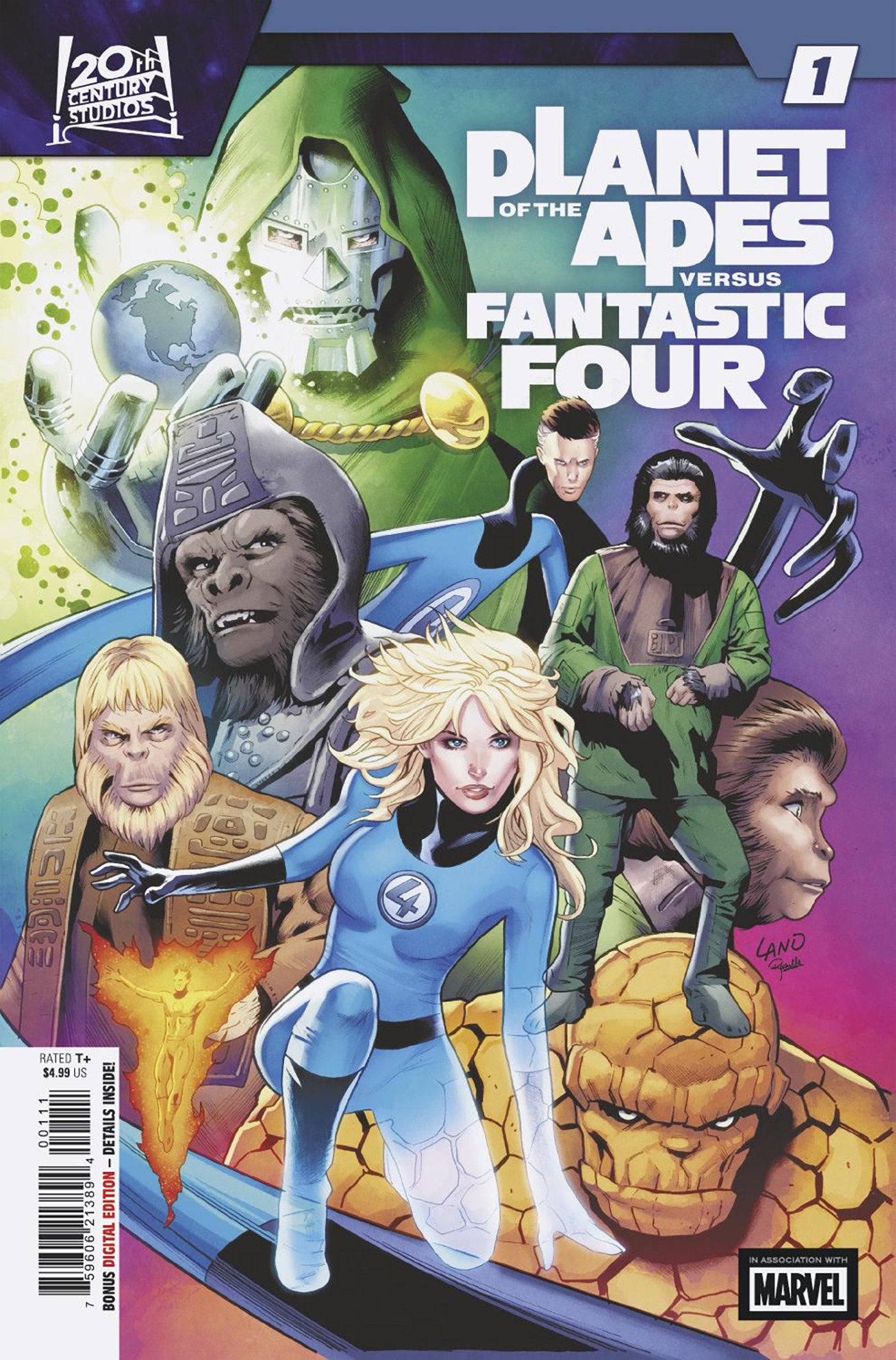 Planet Of The Apes vs. Fantastic Four #1