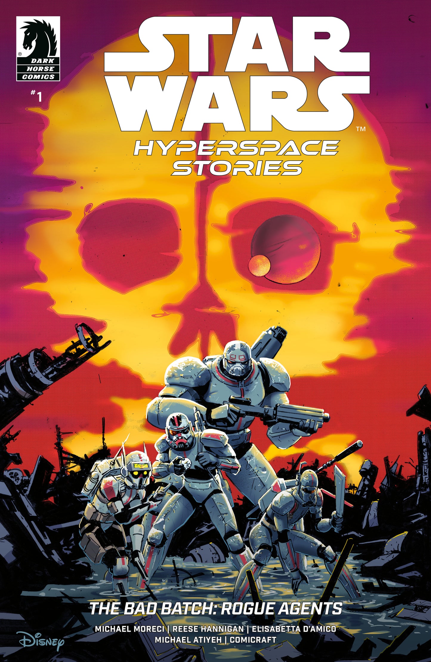 Star Wars: Hyperspace Stories: The Bad Batch Rogue Agents #1 (Variant Cover B) (Riley Rossmo)