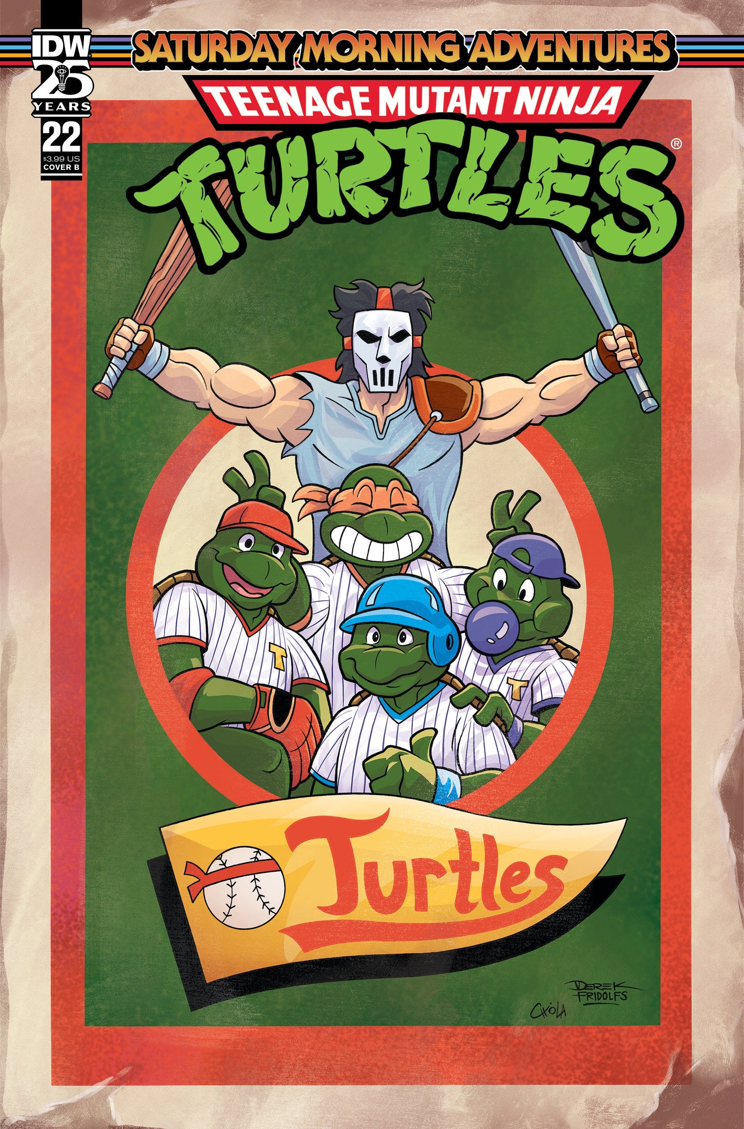Teenage Mutant Ninja Turtles Saturday Morning Adventure #22 Cover B Fridolfs