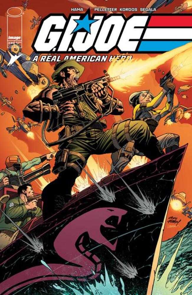 G.I. Joe comic book cover with soldiers and logo