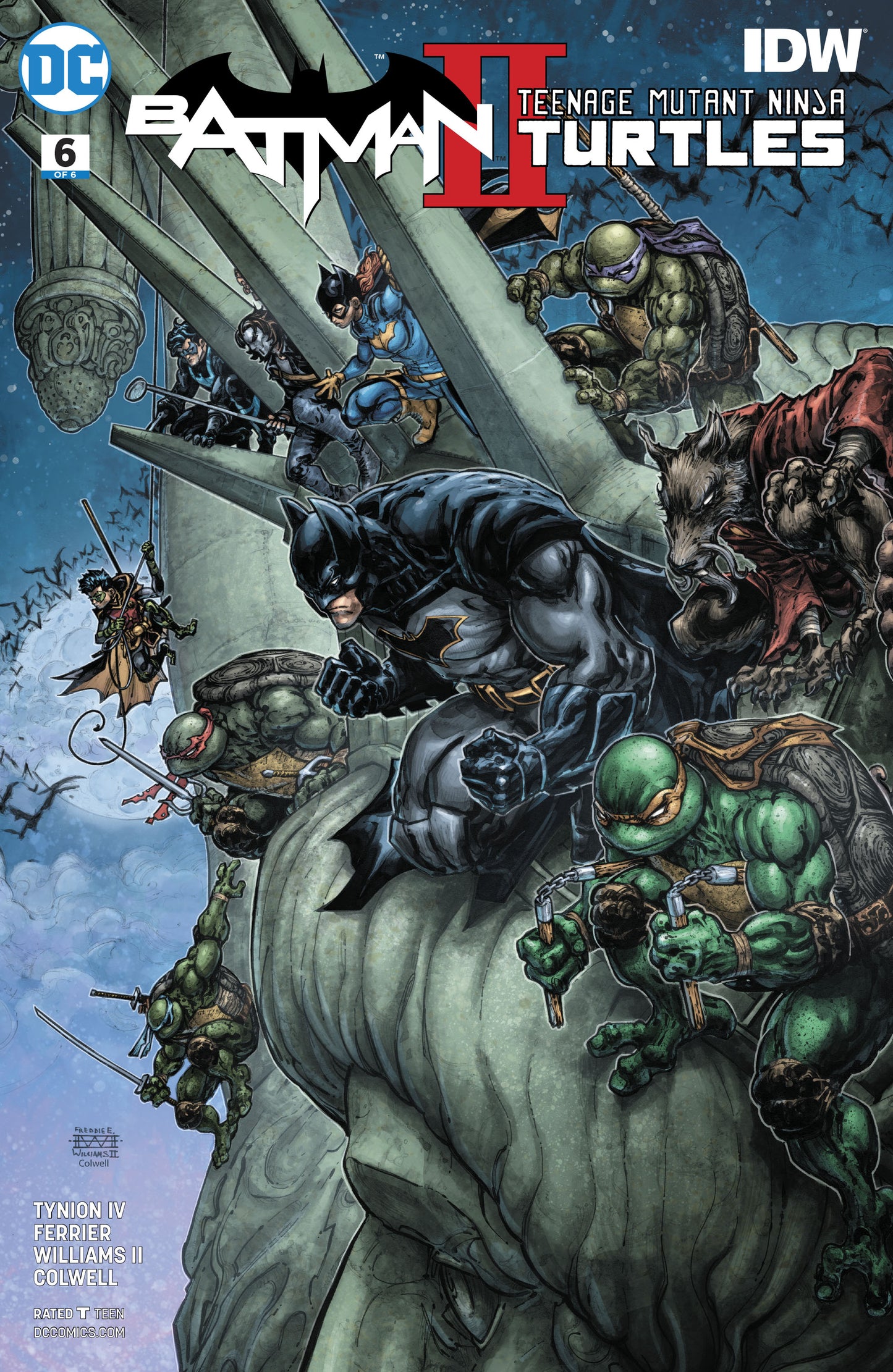 Batman Teenage Mutant Ninja Turtles II #6