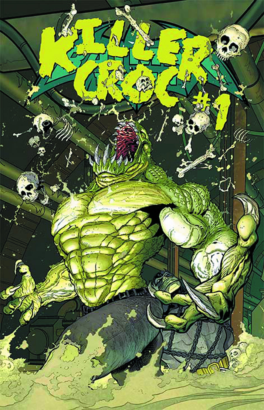 Batman and Robin #23.4 (2011) Killer Croc 3D Cover