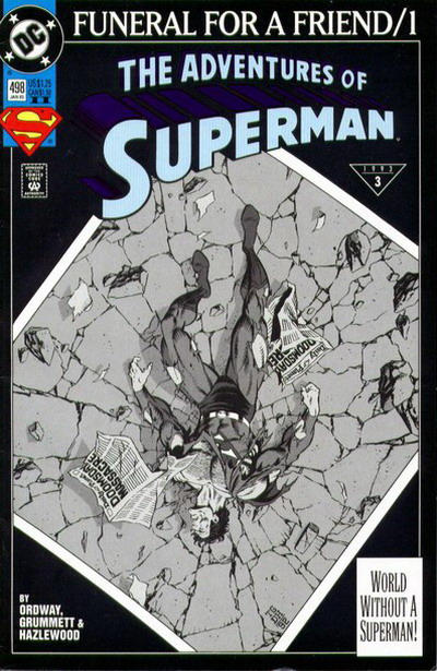 Adventures of Superman #498 Second Print
