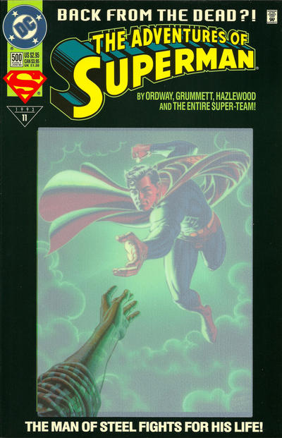 Adventures of Superman #500 Collectors Set Cover (Comic Only!)