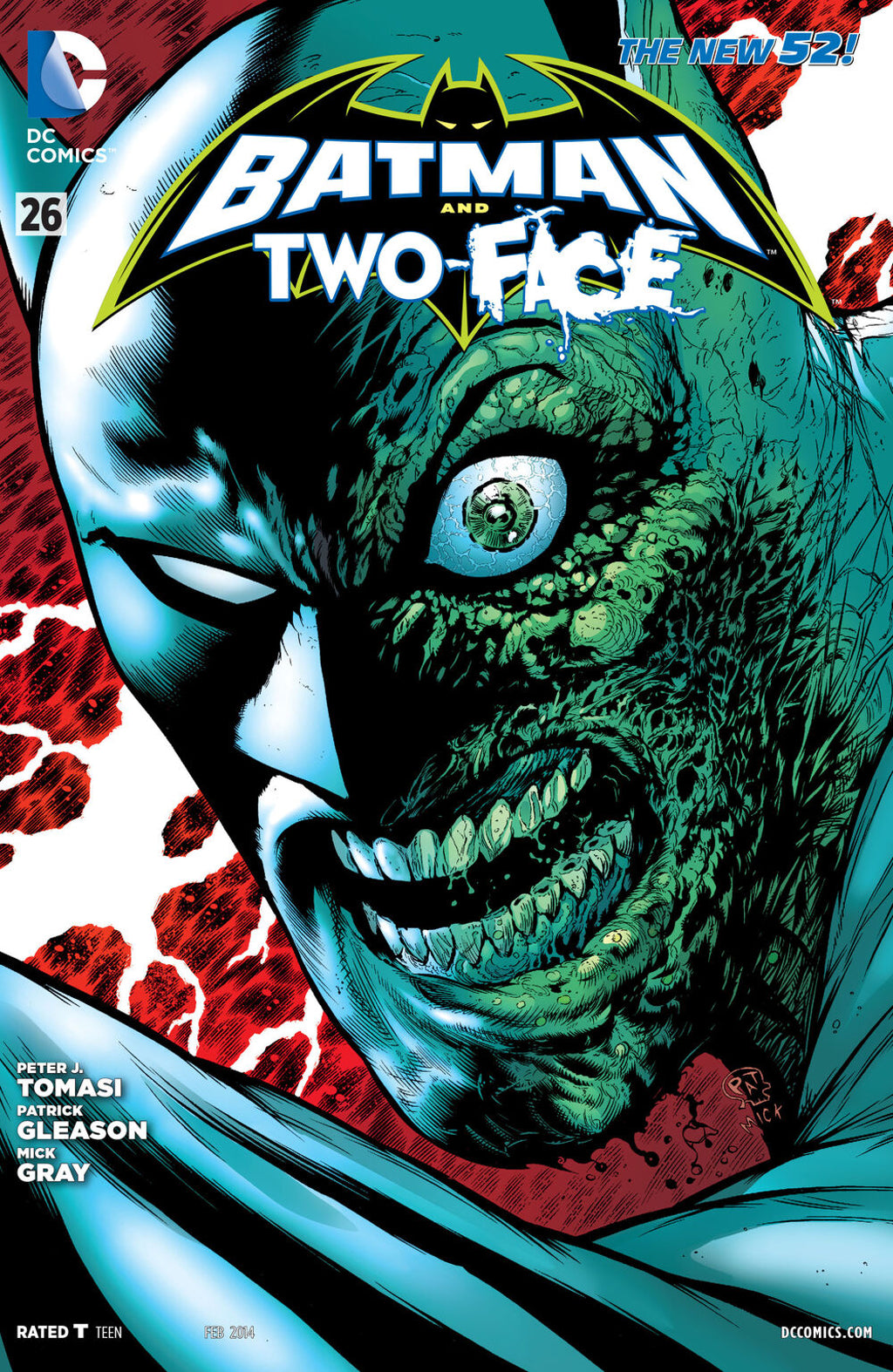 Batman and Robin #26 (2011) Two-Face