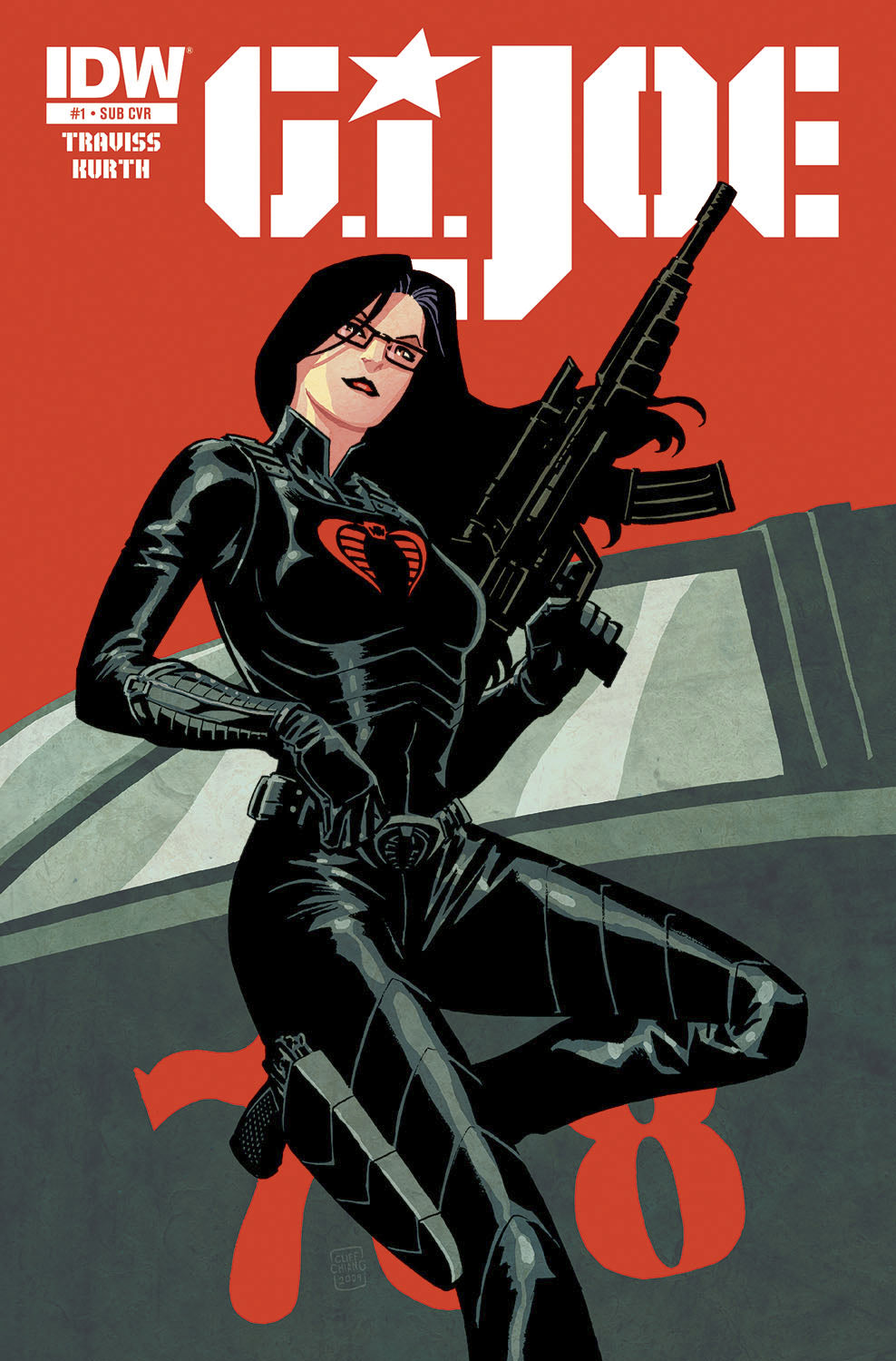 GI Joe #1 Subscription Cover (2014)