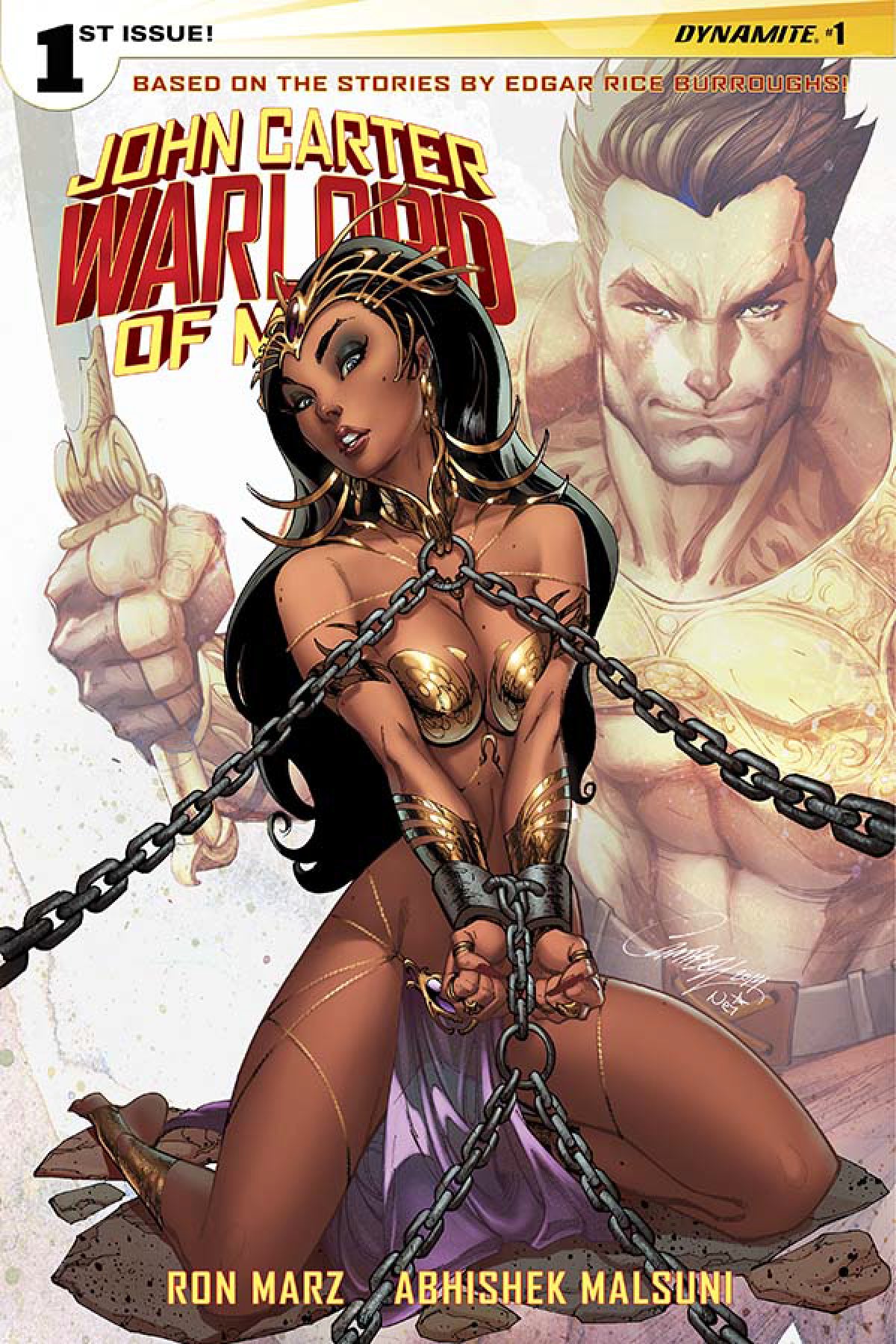 John Carter Warlord of Mars #1 Campbell Cover (2014)