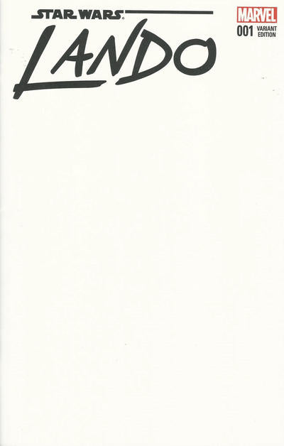 Star Wars Lando #1 Blank Cover Variant