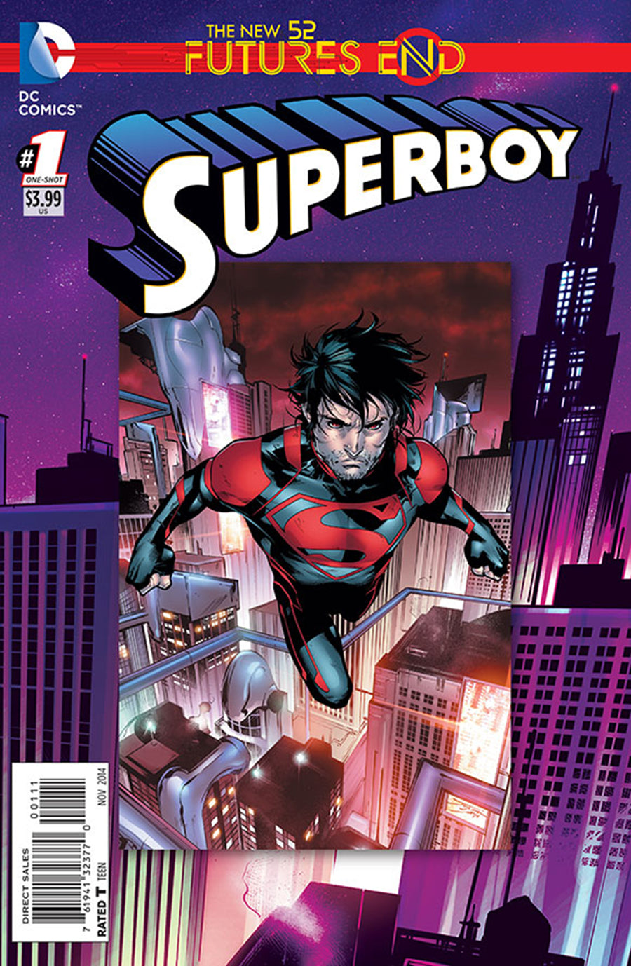 Superboy Futures End #1 Lenticular Cover