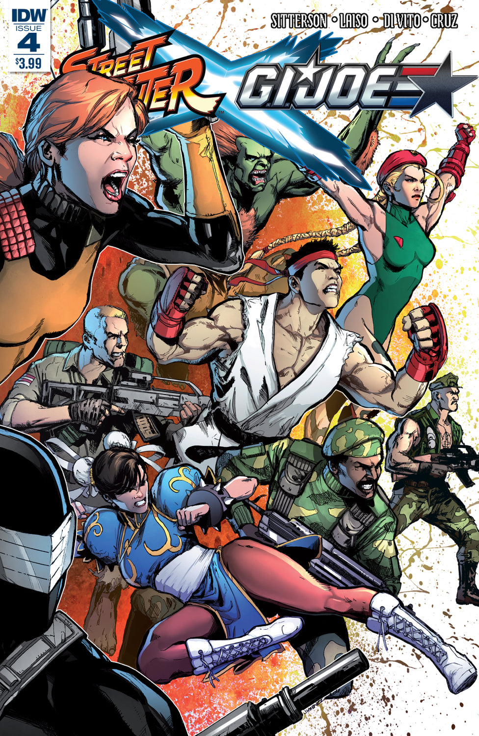 Street Fighter X GI Joe #4 Subscripton Variant