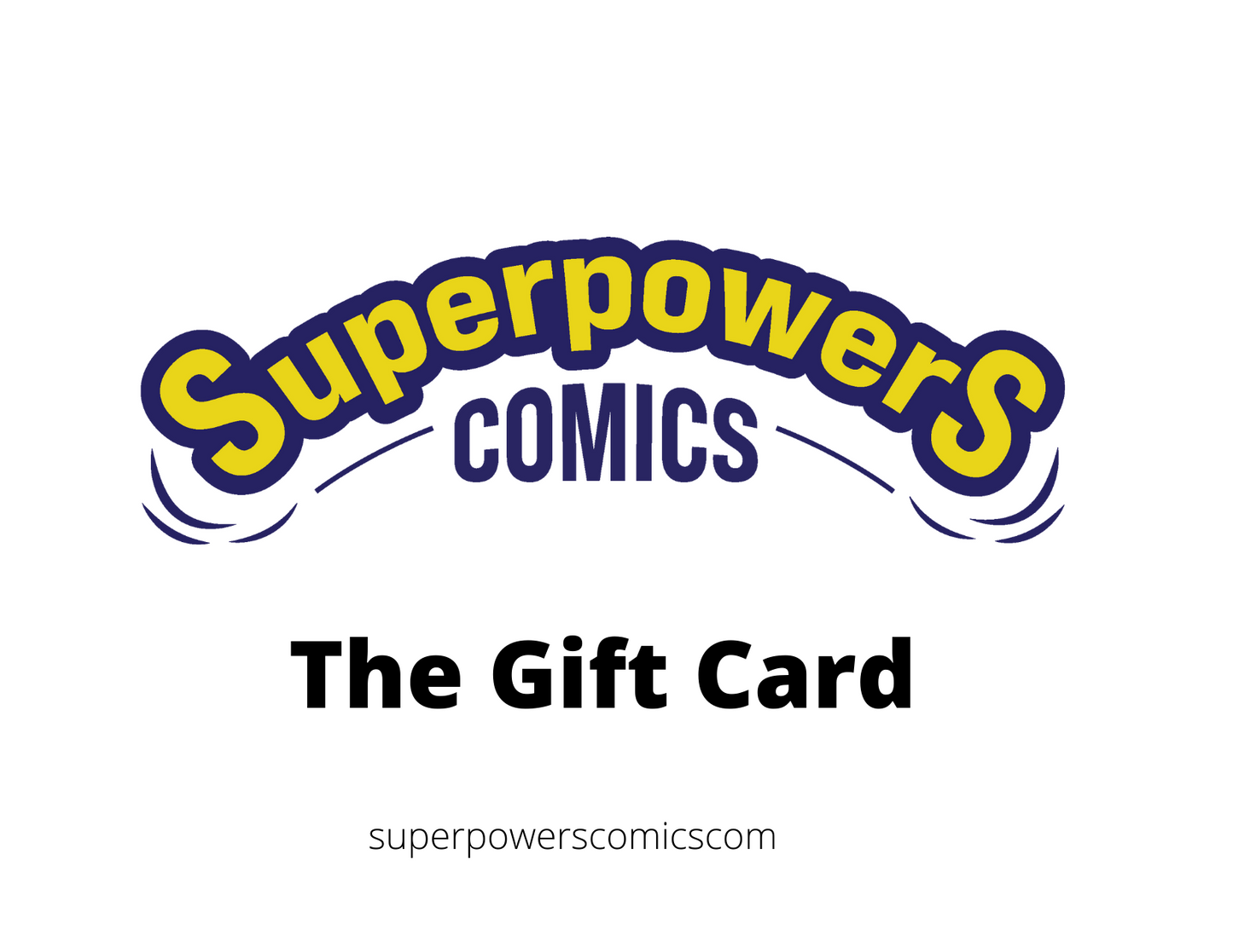 SuperPowers Comics The Gift Card