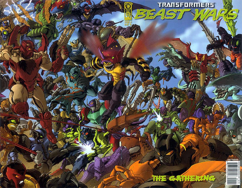Transformers Beast Wars The Gathering #1 Cover D