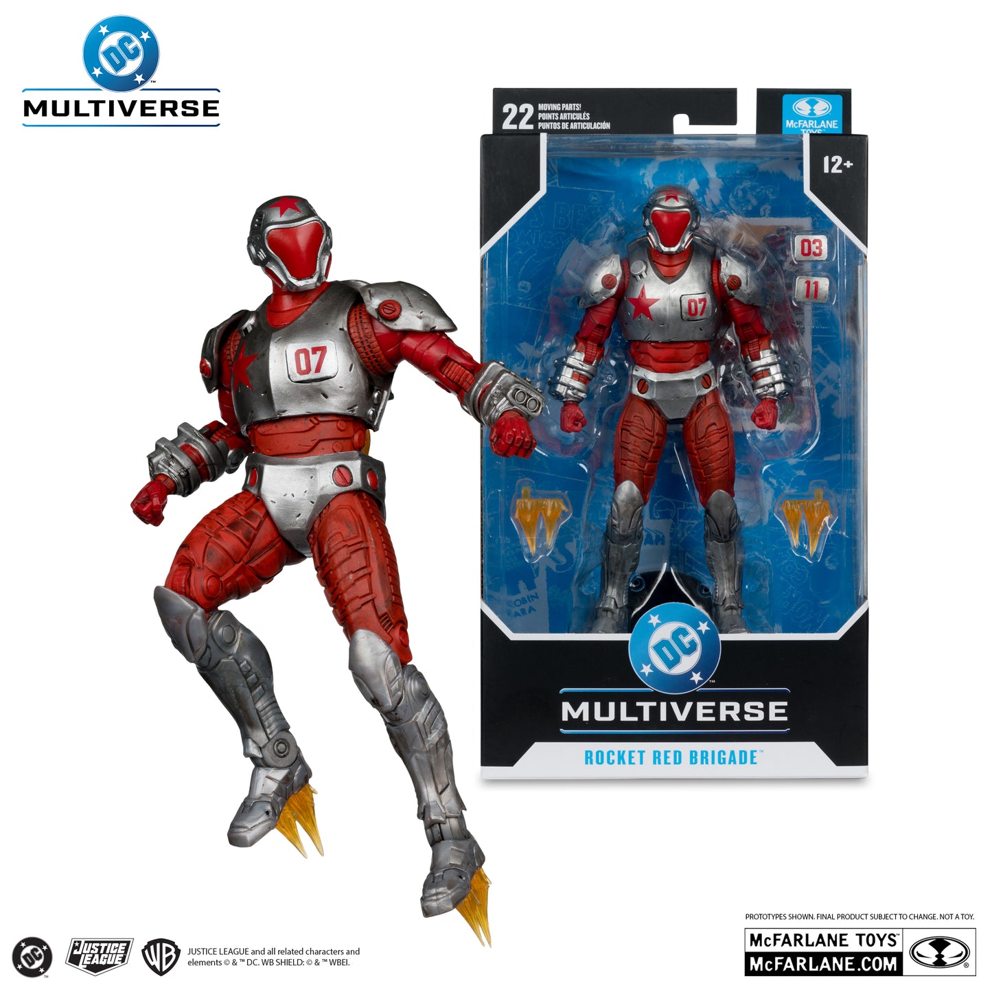 DC Multiverse Rocket Red Brigade (Justice League: Generation Lost) Action Figure