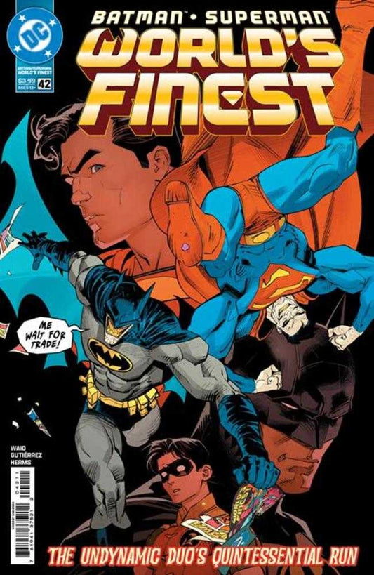 Comic book cover featuring Batman and Superman with 'World's Finest' title