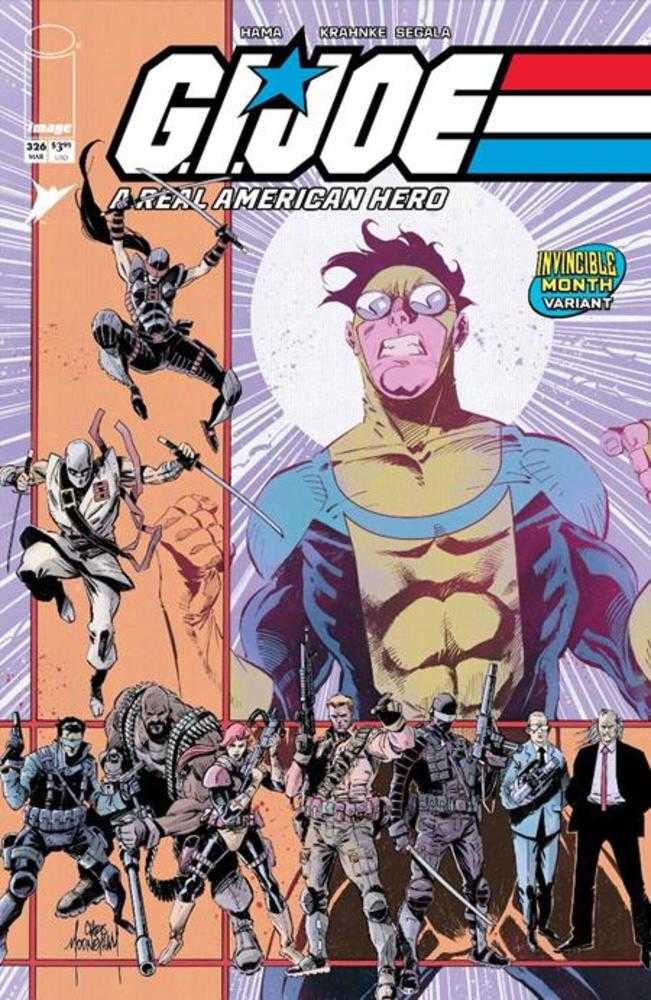 G.I. Joe A Real American Hero #326 Cover D Chris Mooneyham Invincible Team Up Variant
