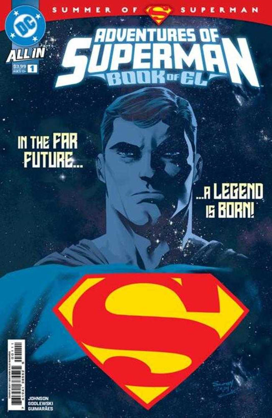 Comic book cover featuring Superman with text about 'Superman Book of GL' and 'Summer of Superman'.