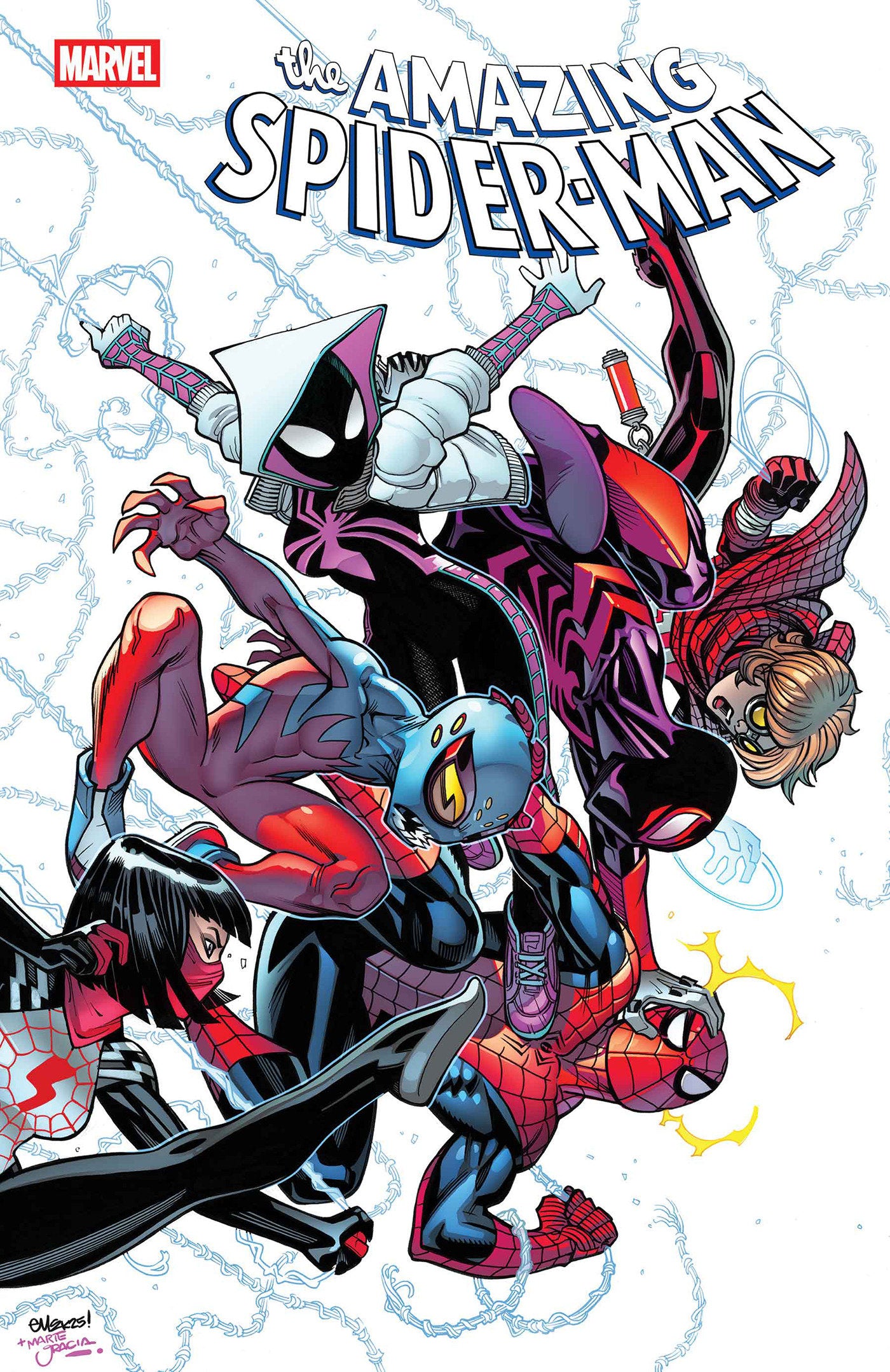 Comic book cover featuring 'The Amazing Spider-Man' with a superhero and villain in action.