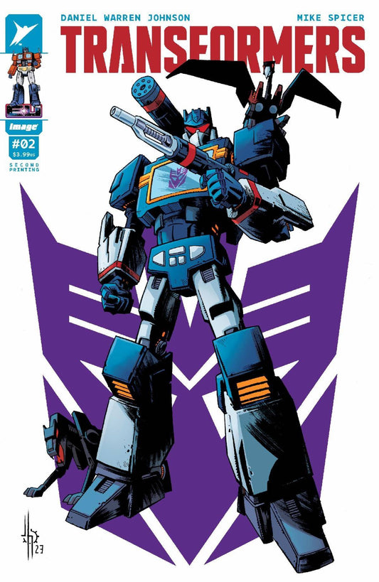 Transformers #2 (2023) 2nd Print Cover B