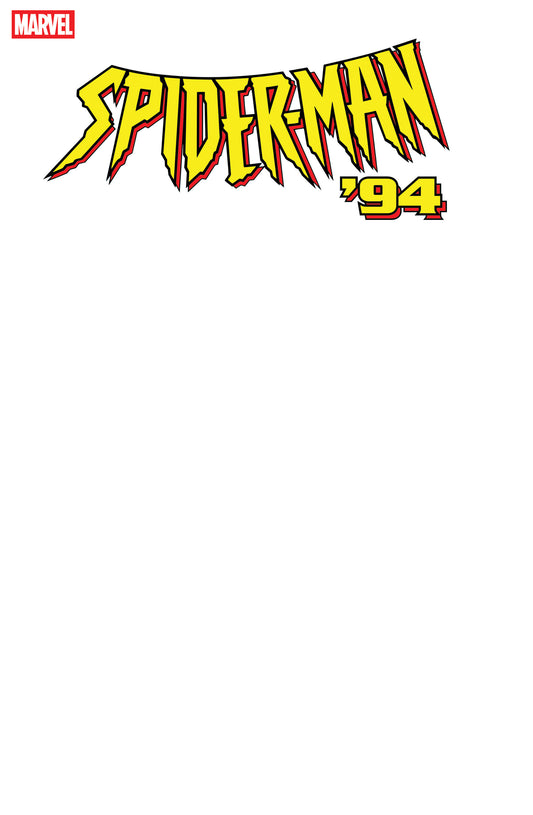 Spider-Man '94 logo with Marvel logo on a white background