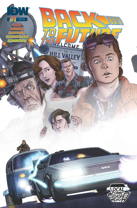 Back to the Future #1 (2015) Local Comic Shop Day Cover