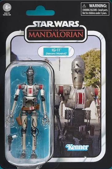 Star Wars The Vintage Collection The Mandalorian IG-11 (Nevarro Marshal) 3 3/4-Inch Action Figure