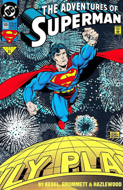 Adventures of Superman #505 Enhanced Cover