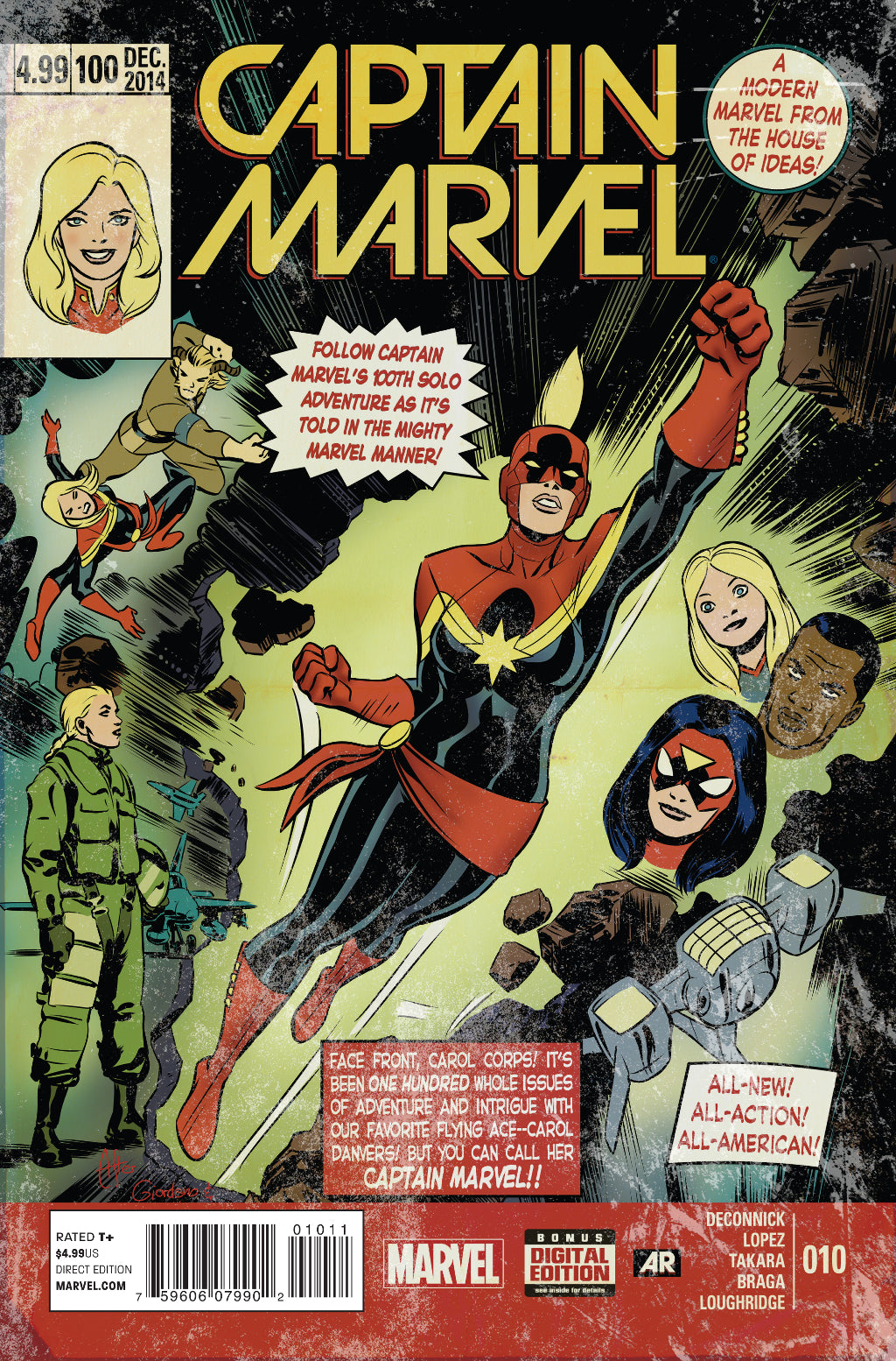 Captain Marvel #10 (2013) Legacy #100