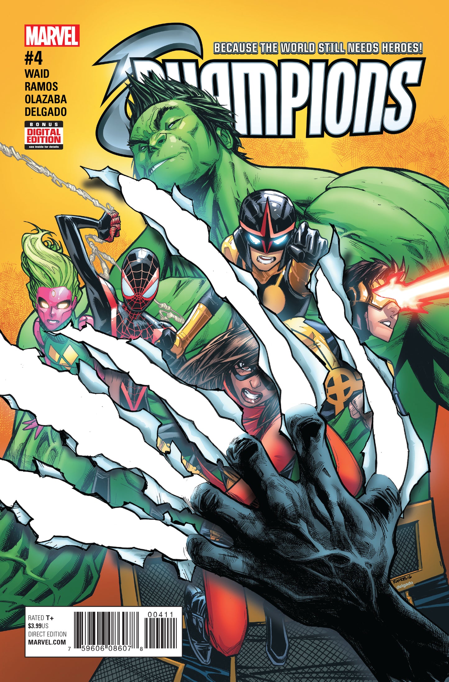 Champions #4 Second Print (2016)
