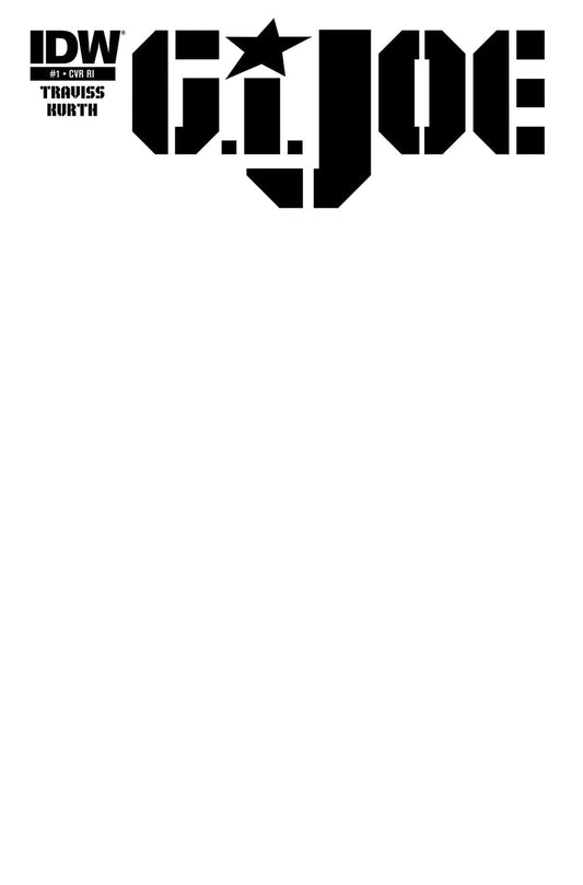 GI Joe #1 Blank Cover (2014)