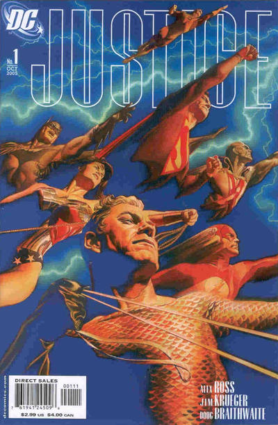 Justice #1 Heroes Cover (2005)