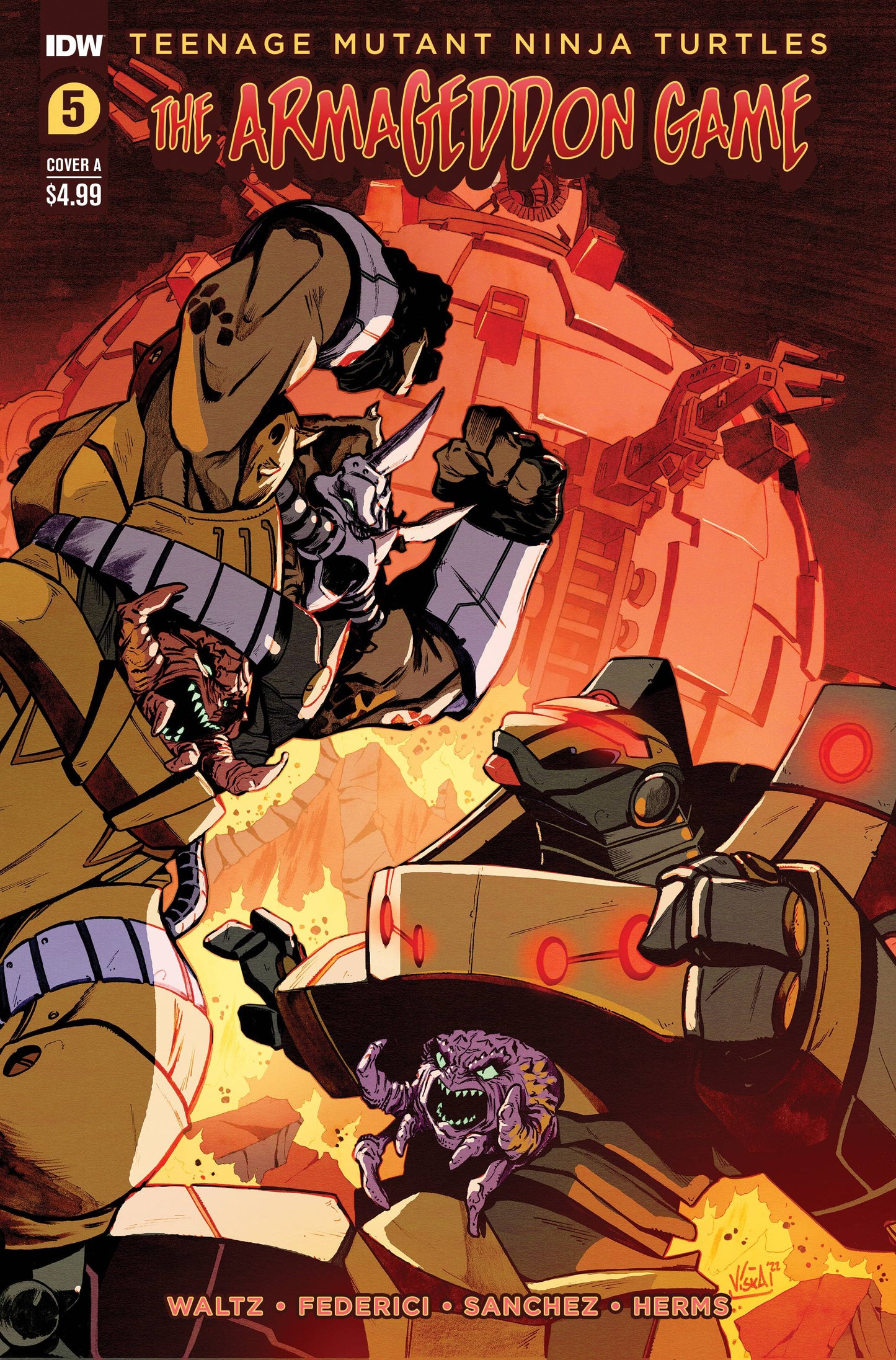 Teenage Mutant Ninja Turtles The Armageddon Game #5