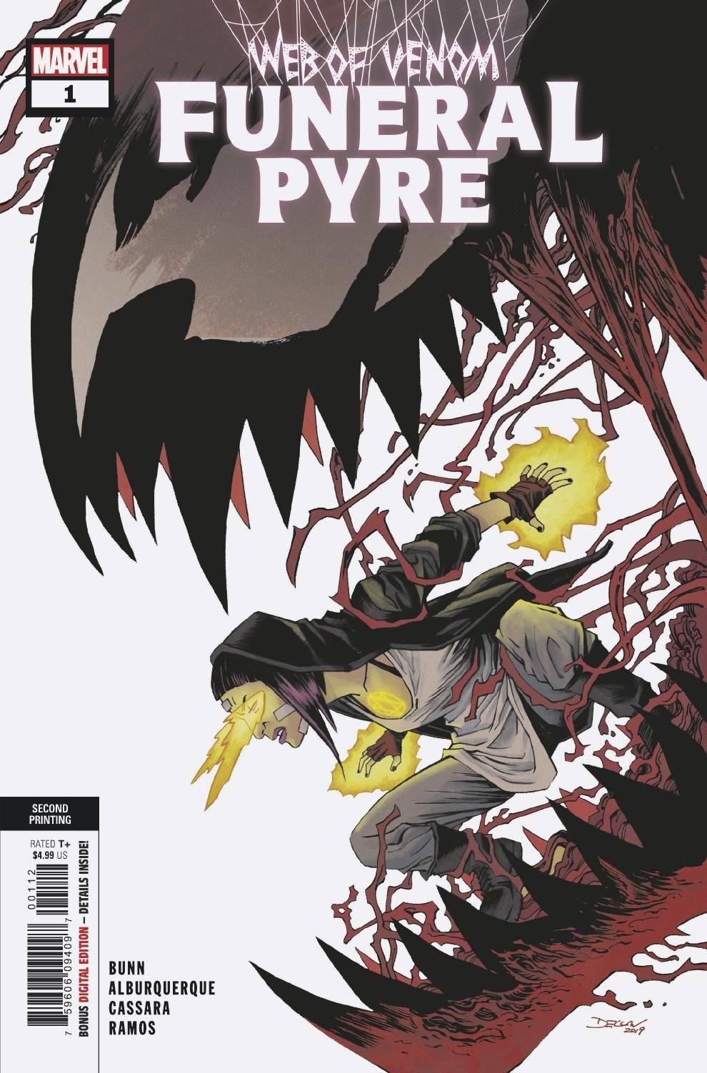 Web of Venom Funeral Pyre #1 Second Print